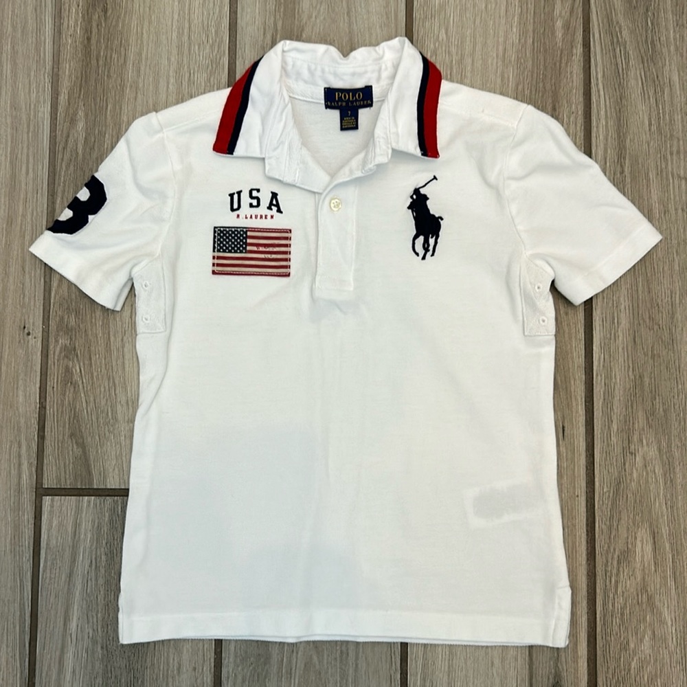 Polo Ralph Lauren boys polo, size 7